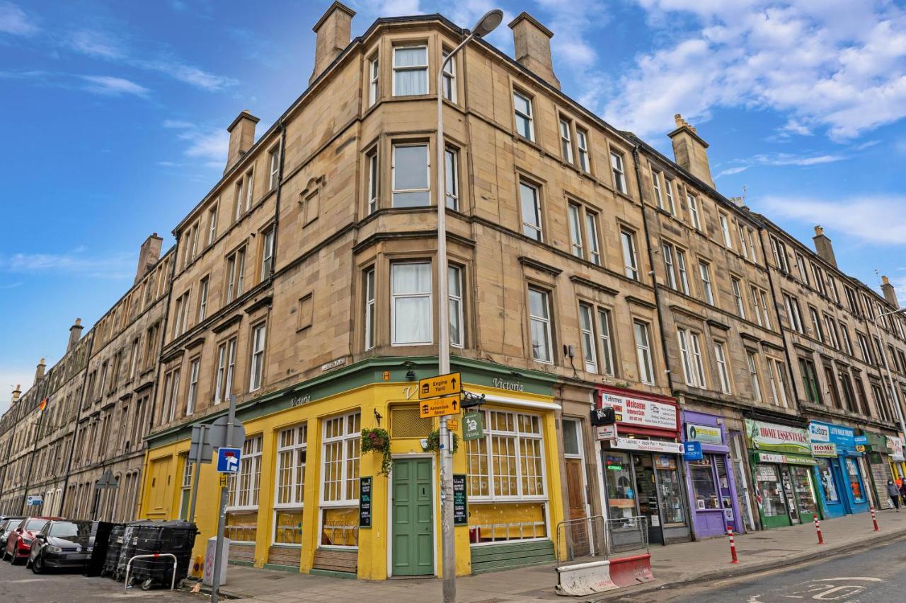 Wonderful & Comfy 2 Bedroom Apartment - Close To City Centre - Free Parking Edinburg Exteriör bild